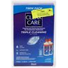 Image 1 : TWIN PACK OF CLEAR CARE CLEANING AND DISINFECTING