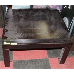 31" X 31" X 16.5" COFFEE TABLE