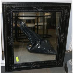 BLACK FRAMED MIRROR