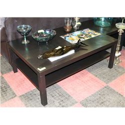COFFEE TABLE SET - DARK BROWN/ESPRESSO