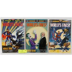 DC WORLD'S FINEST SUPERMAN/BATMAN, 1,2,3