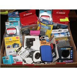 LARGE FLAT OF NEW PHOTOGRAPHY ACCESSORIES