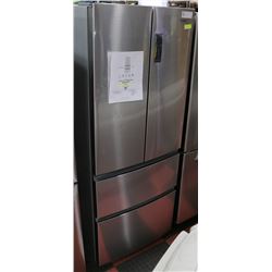 HAIER 15 CUFT FRENCH DOOR 2 DRAWER FRIDGE.
