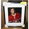 Image 1 : FRAMED GUY LAFLEUR SIGNED AUTOGRAPHED PHOTO.