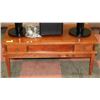 Image 1 : SOLID WOOD COFFEE TABLE WITH 3 DRAWERS