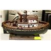 Image 1 : VINTAGE WOODEN TUGBOAT