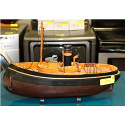 VINTAGE WOODEN TUGBOAT