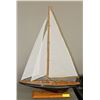 Image 1 : VINTAGE LARGE WOODEN SAILBOAT