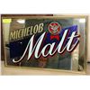 Image 1 : VINTAGE MICHELOB MALT MIRRORED DISPLAY