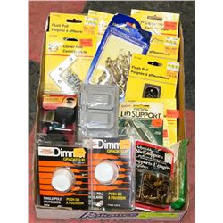 FLAT OF NEW HARDWARE ITEMS