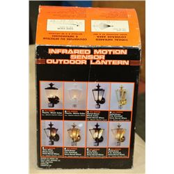INFRARED MOTION ACTIVATED OUTDOOR LANTERN