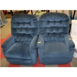 PAIR OF 32" RECLINING LAZYBOYS