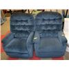 Image 1 : PAIR OF 32" RECLINING LAZYBOYS