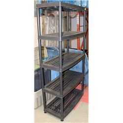 5 LEVEL SHELVING UNIT 18" X 36" X 5 LEVELS