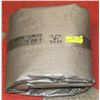 Image 1 : 12' X 24' GREY VINYL TARP(ONCE USED)