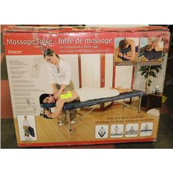 NEW IN BOX MASSAGE TABLE, 750 LB CAPACITY