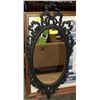 Image 1 : OVAL ORNATE FRAMED MIRROR
