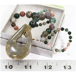 STONE BEADED NECKLACE