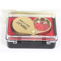 JEWELLERS MAGNIFIER 16 POWER WITH CARRY CASE