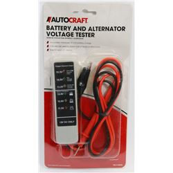 NEW! BATTERY AND ALTERNATOR VOLTAGE TESTER