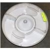 Image 1 : PAMPERED CHEF DIVIDED SERVING TRAY