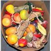 Image 1 : BOX OF ASSORTED FOOD HANGING DECOR