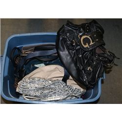 TOTE OF BRAND NAME AND DESIGNER BAGS