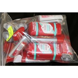 BAG OF OLDSPICE DEODORANT.