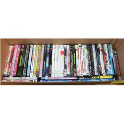 BOX OF OVER 40 DVDS INCLUDING DATE MOVIE, WEDDING