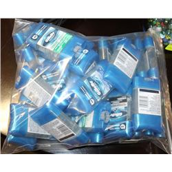 BAG OF GILLETTE ASSORTED ANTIPERSPIRANT DEODORANT.