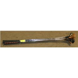 SET OF 6 VINTAGE GOLF CLUBS: WILSON X31, CAMPBELL,