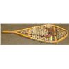 Image 1 : VINTAGE 14 BY 42 SNOW SHOES W/LEATHER STRAPS.