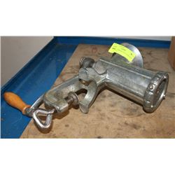 VINTAGE PORKERT NO 10 GRINDER COMPLETE.