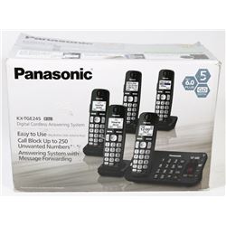 PANASONIC 5 HANDSET 6.0 CORDLESS ANSWERING
