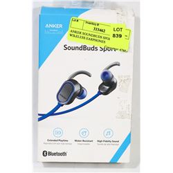 ANKER SOUNDBUDS SPORT WIRELESS EARPHONES