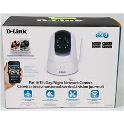 D-LINK PAN AND TILT DAY AND NIGHT NETWORK CAMERA.