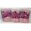 Image 1 : LOT OF 3 1LB BAGS OF 100% ACRYLIC YARN: ROSE