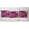 Image 1 : LOT OF 3 1LB BAGS OF 100% ACRYLIC YARN: WHITE