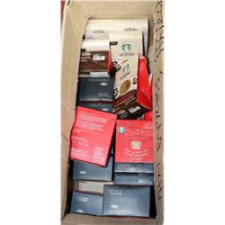 LOT OF STARBUCKS COFFEE- INCLUDING 11 BOXES OF