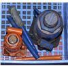 Image 1 : BLUE CRATE WITH 2 BOTTLE JACKS - 20 TON &