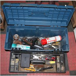 LARGE MASTERCRAFT 3-TIER BLUE TOOLBOX -