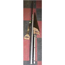 BUNDLE OF SAWS & LEVELS