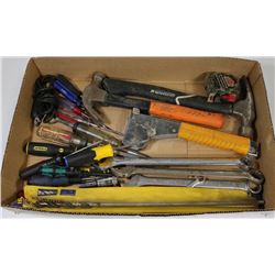 FLAT OF ASSORTED TOOLS
