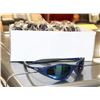 Image 1 : DARK BLUE OAKLEY STYLED SUNGLASSES WITH BLUE LENSE