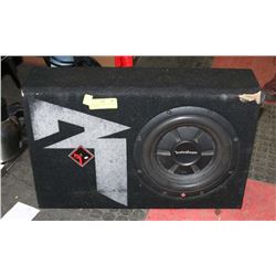 FOSGATE ROCKFORD SUBWOOFER IN CAR BOX