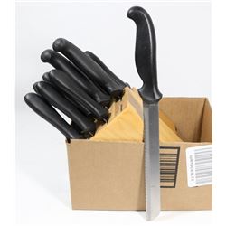 TWO ONEIDA KITCHEN KNIFE SETS.