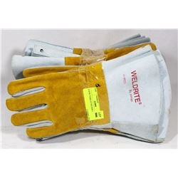 8 NEW PAIRS OF WELDER GLOVES