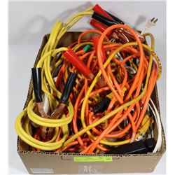 TRAY OF ASSORTED EXTENSION CORDS