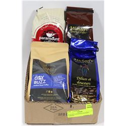 FLAT OF 4 ASSORTED GOURMET COFFEES