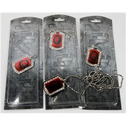 LOT OF 4 CHE GUEVARA CHAIN NECKLACES